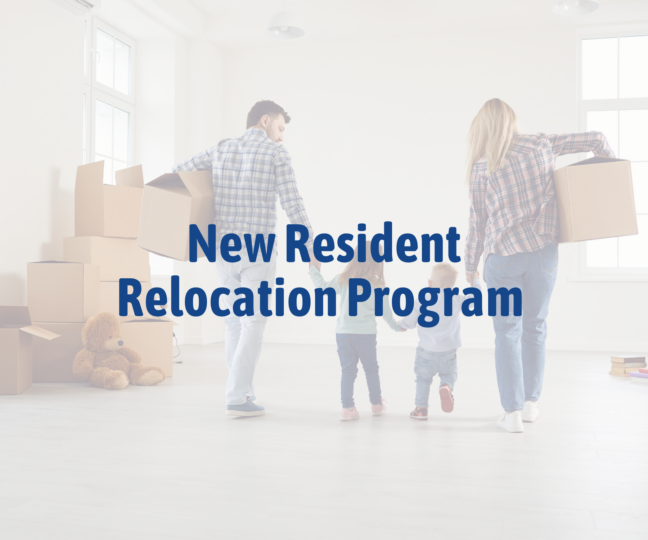 New Resident Relocation Program Button